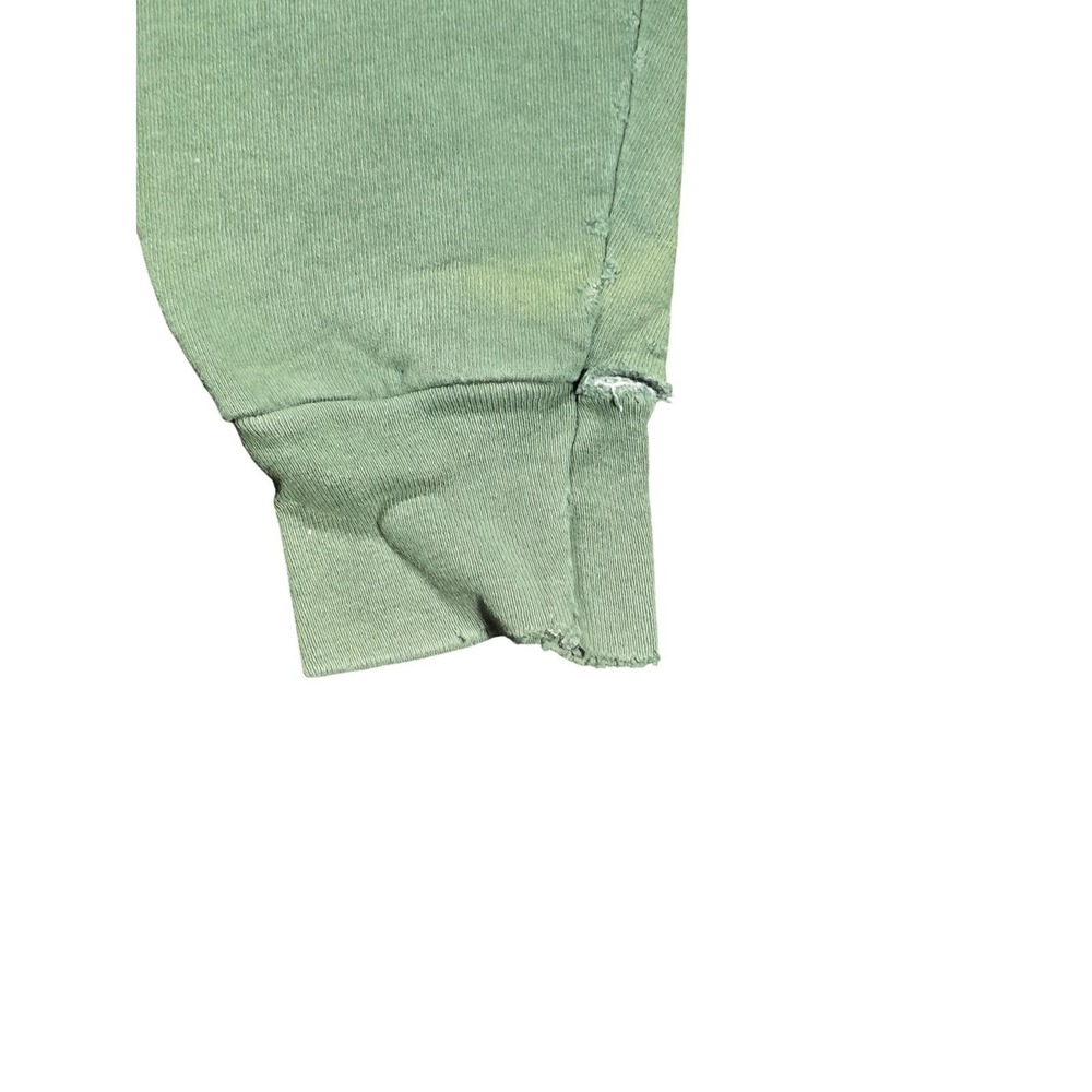 Vintage Fruit of the Loom Bontrager Cycles Bike Sport Green Hoodie Mens L - Picture 6 of 14